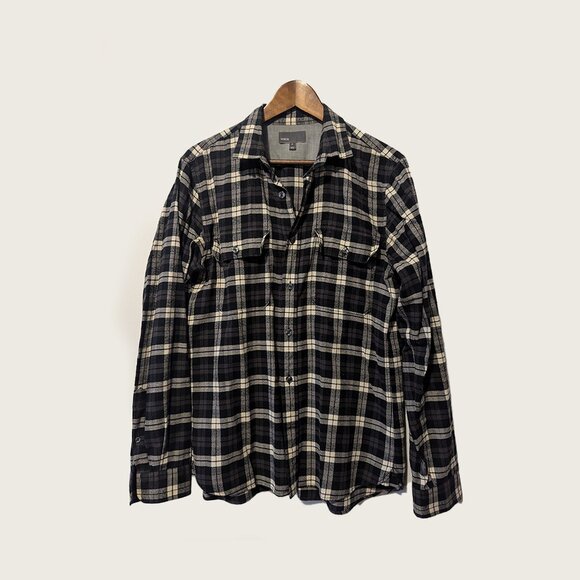 VINCE - Casual check shirt - Sz M - Picture 1 of 6